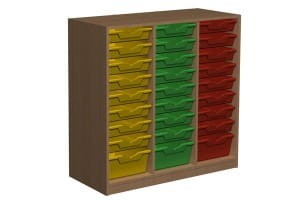 Regał przedszkolny z pojemnikami PRIMO 126