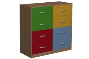 Szafka przedszkolna z szufladami PRIMO 137