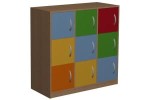 Szafka przedszkolna z 9 schowkami PRIMO 163