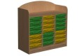 Regał przedszkolny z pojemnikami PRIMO 167 z nadstawką