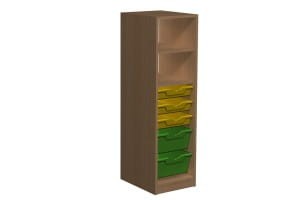 Regał przedszkolny z 5 pojemnikami PRIMO 175