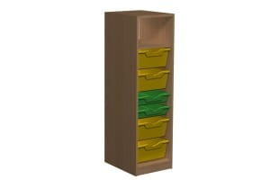 Regał przedszkolny z 6 pojemnikami PRIMO 176