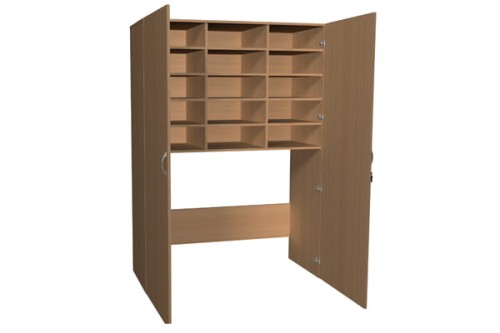 Regał przedszkolny na leżaki i pościel , większy wymiar PRIMO