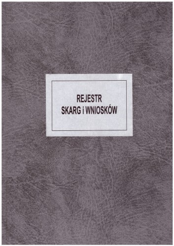 Rejestr skarg i wniosków
