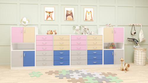 Zestaw mebli przedszkolnych PRIMO 067