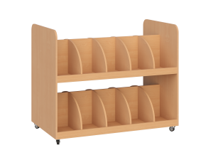 Mobilny regał szkolny na 20 plecaków - PRIMO 240