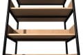 Regał szkolny biblioteczny z zabezpieczeniem boków (rama metalowa), wzmocniony, dwustronny B