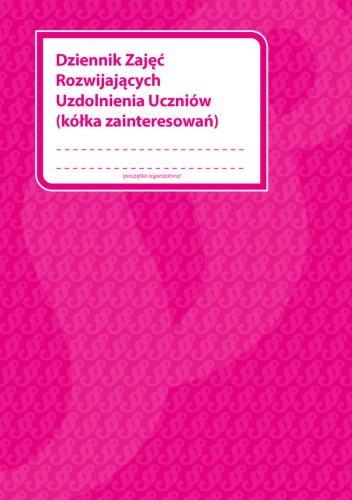 Dziennik Zajęć Rozwijających Uzdolnienia Uczniów (kółka zainteresowań) MEiN-DZKZ