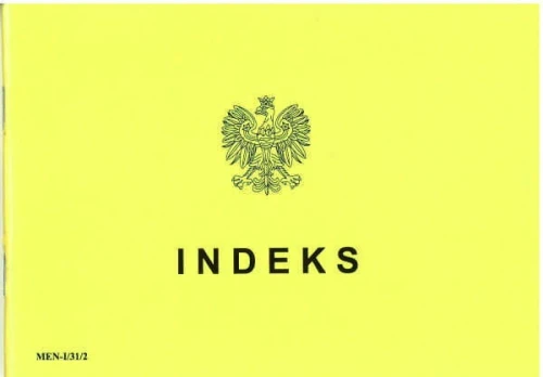 Indeks dla słuchaczy szkół dorosłych MEiN-I/31/2
