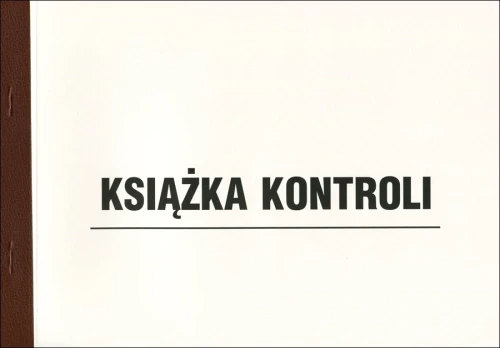 Książka kontroli (miękka oprawa)