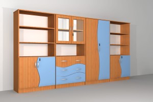 Zestaw szafek szkolnych Nr 1  KUJAWIAK FALA