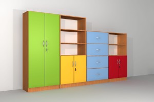 Zestaw szafek szkolnych Nr 3  MAZUR