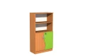 Regał szkolny z szafką Fala 24, szer. 800 mm