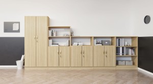 Zestaw szafek szkolnych nr 16 (długość zestawu 4 m) MAZUR 