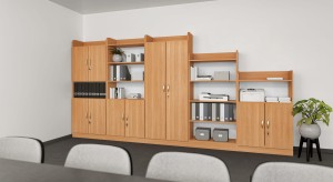 Zestaw szafek szkolnych nr 21 (długość zestawu 4 m) BAŁTYK