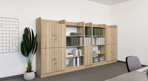 Zestaw szafek szkolnych nr 23 (długość zestawu 3,6 m) BAŁTYK 