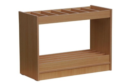 Stojak szkolny na mapy z płyty