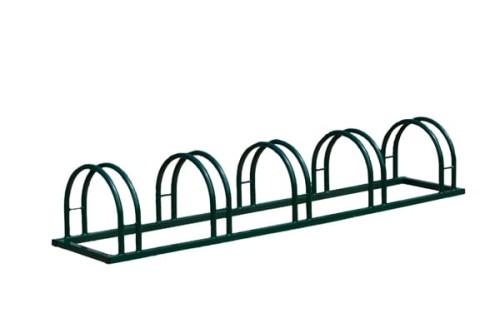 Stojący stojak szkolny na rowery 2 stanowiskowy