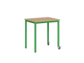 Stolik mobilny do pracowni szkolnej Magda 800x800 mm