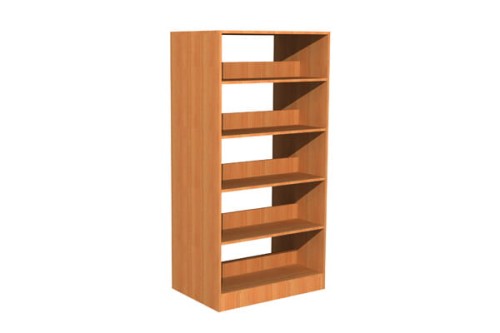 Regał szkolny biblioteczny  dwustronny G