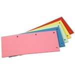 Przekładki kartonowe 1/3 A4 DOTTS mix 100 szt (2912)