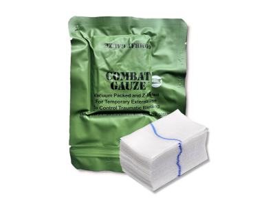 Opatrunek hemostatyczny z Kaolinem 7,5cm x 3,7 m  COMBAT GAUZE