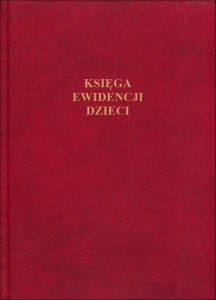 Księga ewidencji dzieci