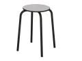 Taboret szkolny siedzisko OKRĄGŁE Compact HPL nr 4,5,6,7