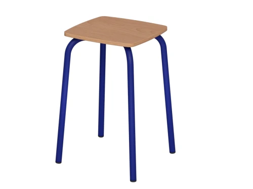 Taboret szkolny siedzisko KWADRATOWE ze sklejki nr 4,5,6,7
