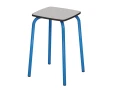Taboret szkolny siedzisko KWADRATOWE Compact HPL  nr 4,5,6,7