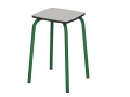 Taboret szkolny siedzisko KWADRATOWE Compact HPL  nr 4,5,6,7