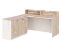 Komoda szkolna  z 1 szafką i 6 szufladami KUJAWIAK PREMIO 5