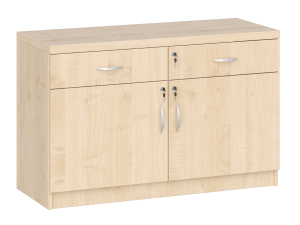 Komoda szkolna z 2 szafkami 2 szufladami KUJAWIAK PREMIO 8