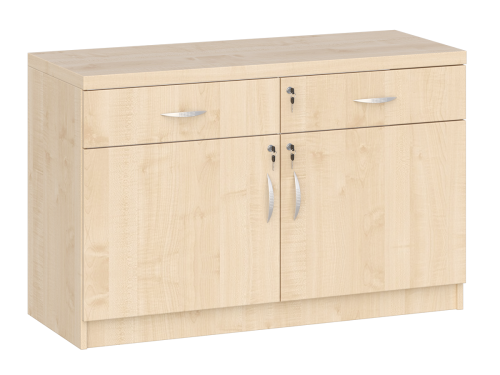 Komoda szkolna z 2 szafkami 2 szufladami KUJAWIAK PREMIO 8