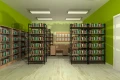Biblioteczka szkolna  na konstrukcji na stopkach Primo 248