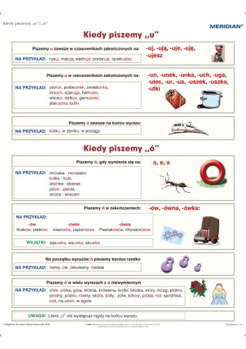Pisownia wyrazów z "ó" i "u"
