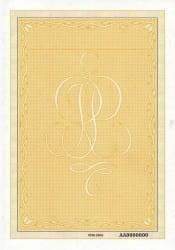 Gilosz Branżowa Szkoła I Stopnia z zabezpieczeniami (ukończenia, papier specjalny, UV,numeracja) (Żółty A4)