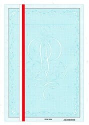 Gilosz z wyróżnieniem Szkoła Podstawowa  z zabezpieczeniami (ukończenia, papier specjalny, UV,numeracja) (Niebieski A4)