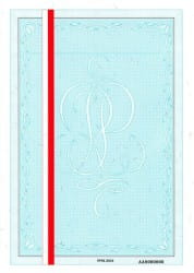 Gilosz z wyróżnieniem Szkoła Podstawowa  z zabezpieczeniami (ukończenia, papier specjalny, UV,numeracja) (Niebieski A4)