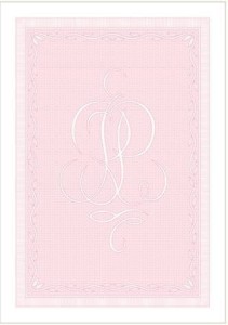 Gilosz do świadectw dwustronnych Liceum Ogólnokształcącego (Różowy A4)