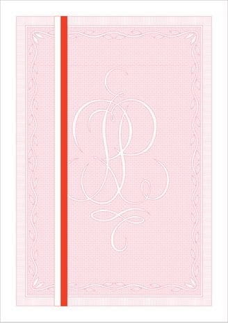 Gilosz z wyróżnieniem do świadectw dwustronnych Liceum Ogólnokształcącego (Różowy A4) 