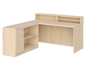 KUJAWIAK PREMIO ZESTAW 1 - Biurko gabinetowe dł. 1600 z komodą Nr 1