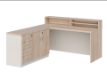 KUJAWIAK PREMIO ZESTAW 2 - Biurko gabinetowe dł. 1600 z komodą Nr 2