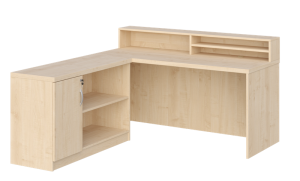 KUJAWIAK PREMIO ZESTAW 4 - Biurko gabinetowe dł. 1800 z komodą Nr 1