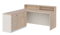 KUJAWIAK PREMIO ZESTAW 5 - Biurko gabinetowe dł. 1800 z komodą Nr 2