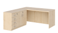 KUJAWIAK PREMIO ZESTAW 5 - Biurko gabinetowe dł. 1800 z komodą Nr 2