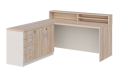 KUJAWIAK PREMIO ZESTAW 12 - Biurko z nadstawką dł. 1600 z komodą Nr 2