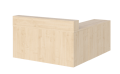 KUJAWIAK PREMIO ZESTAW 14 - Biurko z nadstawką dł. 1800 z komodą Nr 1