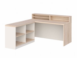 KUJAWIAK PREMIO ZESTAW 35 - Biurko z nadstawką dł. 1800 z komodą Nr 7