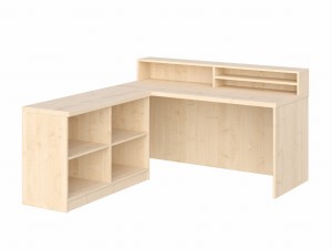 KUJAWIAK PREMIO ZESTAW 30 - Biurko z nadstawką dł. 1600 z komodą Nr 7